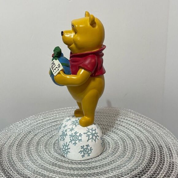 Disney Winnie The Pooh Resin Christmas Figure NWT - Picture 7 of 9
